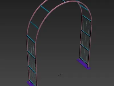 Arch Design - Curved Free 3D model