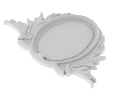 Cartouche Ornament 013 3D model