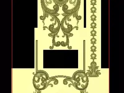 WOORD DOOR 3D model