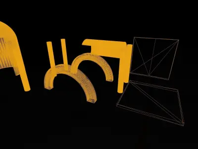 MODULAR SPACE BUILDING 3D model