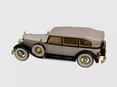 1920s Early Vintage Luxury Touring 3D model 3D model