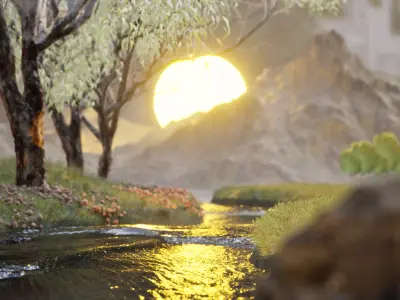 Sunny Valley - Unreal Engine 3D model