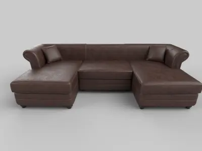 Sofa set 3D model