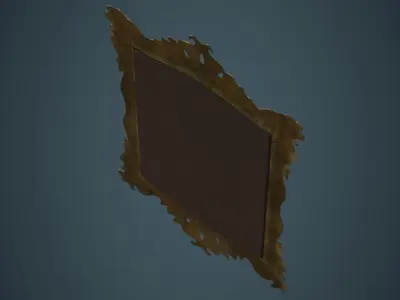 Mirror 1C Low-poly 3D model