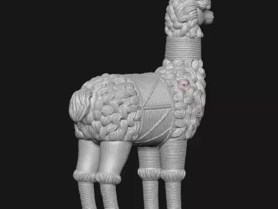 Alpaca 3D print model
