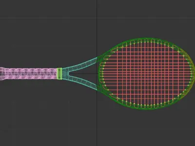 Tennis Racket  3D model purchase
