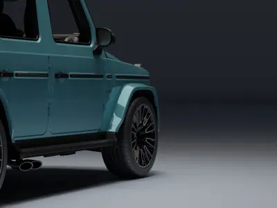 Mercedes-Benz AMG G 63 Low-poly 3D model