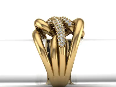 knot ring 3D print model