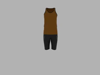 Sport Suit Low-poly 3D model buy