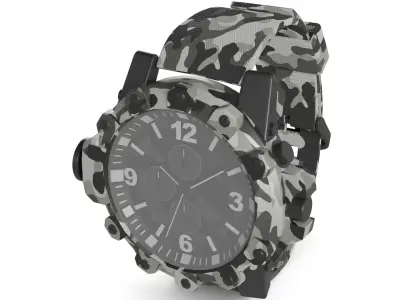 Sport watch 3D model order