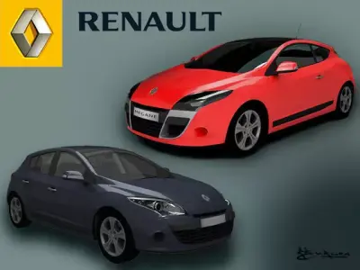 Renault Megane III 2009 Pack1 3D model