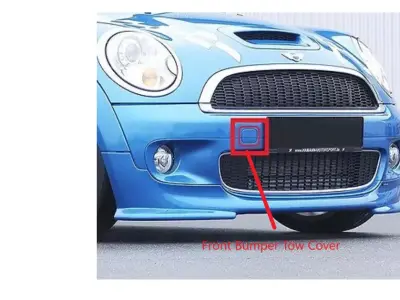 Mini Copper S 2009 Front Bumper Tow Cover 3D print model