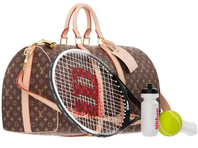 bag with wilson tennis equipment 3D model