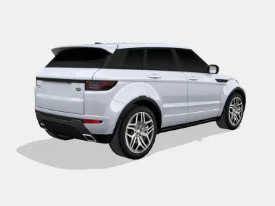 Range Rover Evoque Low-poly 3D model