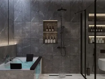 Modern bathroom  3D model