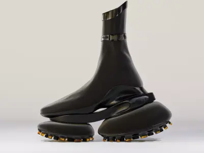 Sneakers Concept Safa Sahin Balmain 3D model