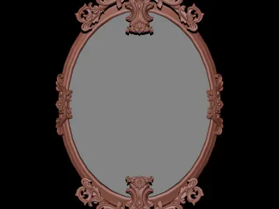 Mirror Ornament 3d Model 3D print model