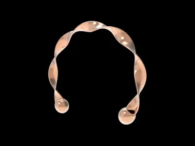 Twisted Bracelet 3D print model