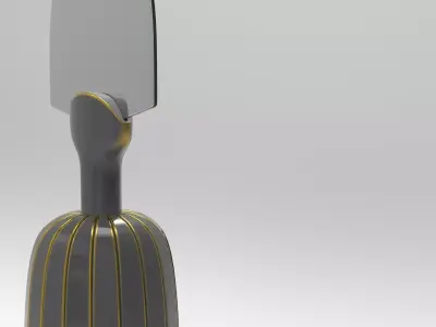 Kube Mirror Low-poly 3D model