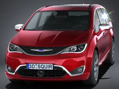 Chrysler Pacifica 2017 MPV 3D model