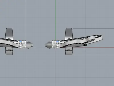 Roberto Bravo Earring  3D print model