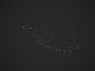 Miami International Autodrome - USA - 3D Printable 3D print model