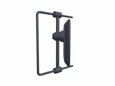 Truck Rear Mirror Low-poly 3D model