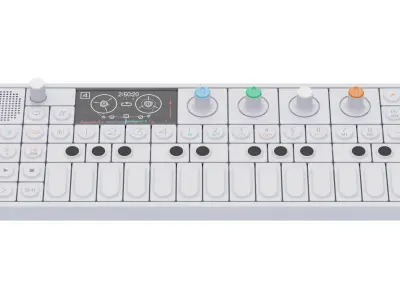 Teenage Engineering OP-1 Portable Synthesizer White 3D model