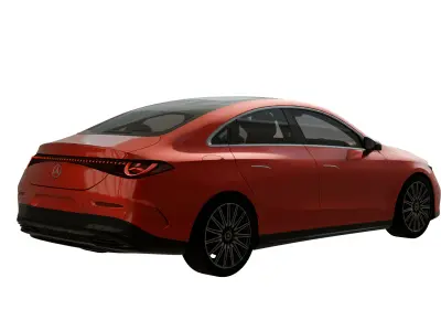 Mercedes-Benz CLA 2026 Low-poly 3D model