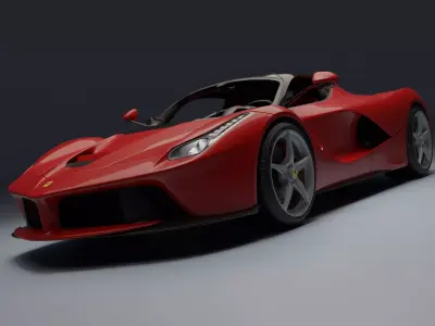 Ferrari LaFerrari Low-poly 3D model