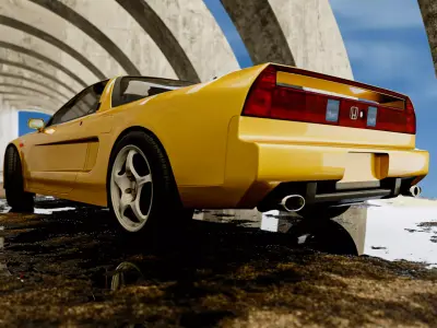 Under the Bridge Low-poly 3D model