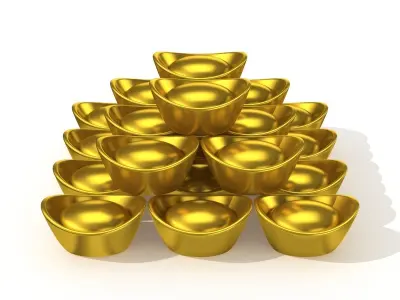 Gold Bar 3D model