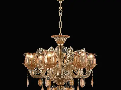 MD 3255-6 Osgona Chandelier 3D model