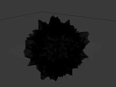 Glowing Crystal  Low-poly 3D model
