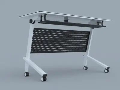 Study Table Low-poly 3D model  3D model