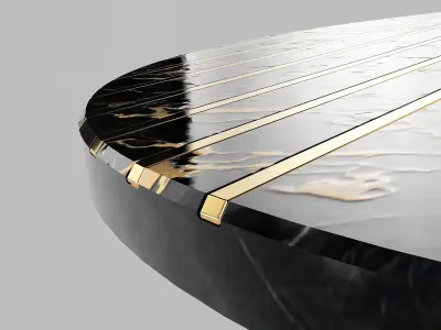 Round side table 3D model