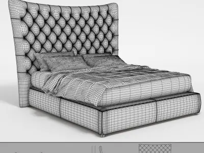 Dorelan Luxury Brighton bed 3D model