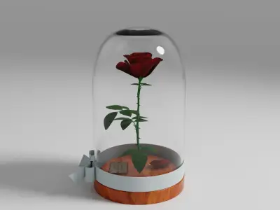 Eternity Rose 3D model