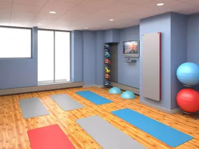 Yoga Mat 3D model