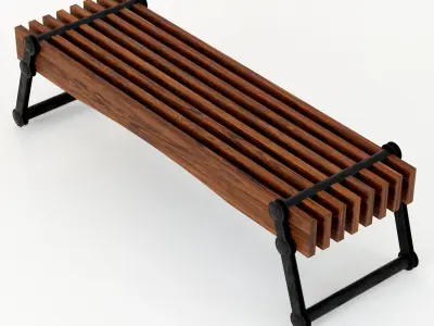 Restoration Hardware Kinetic Narrow Coffee Table 3D model