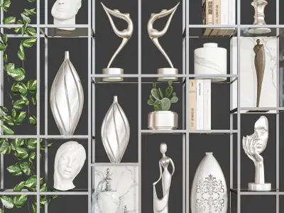 decorative set 47 3D model purchase