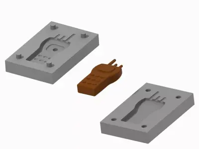 Chocolate Mold Radio Gadget 3D print model