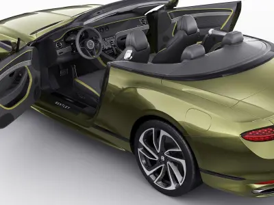 Bentley Continental GTC 2025 3D model