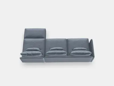 SODERHAMN 4-seat sofa 1 Low-poly 3D model