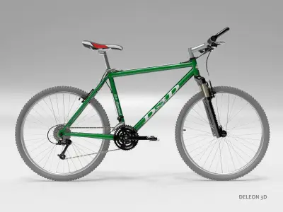 Green Mountain Bike 3D model