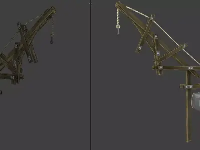 Medieval Props Stylized  3D model