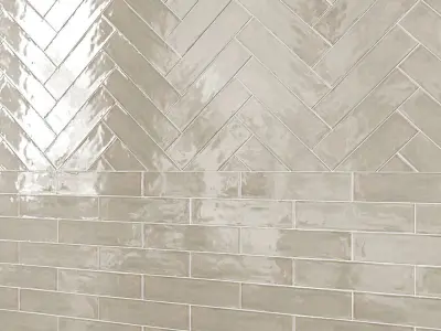 B TRAIN  Gloss Crackle 3 X 12Ceramic Field Tile 3D model