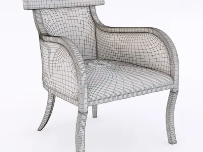 Modern Times 0402P chair 3D model