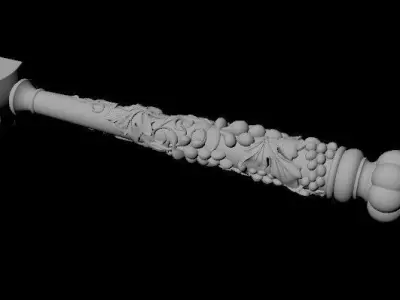 baluster for stairsrs 3D model