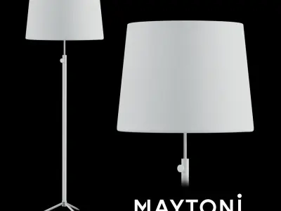 Floor lamp Monic MOD323-FL-01-W Maytoni Modern Free 3D model